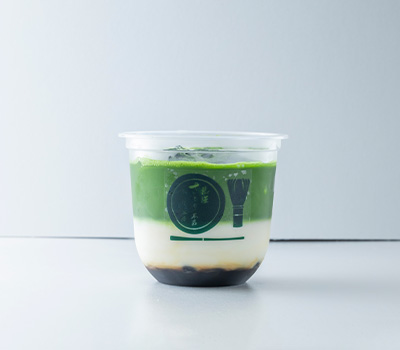 お濃茶ラテ 黒蜜